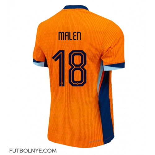 Camiseta Países Bajos Donyell Malen #18 Primera Equipación Eurocopa 2024 manga corta